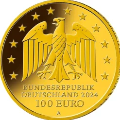 100 Euro Der zerbrochene Krug Goldmünze 2024