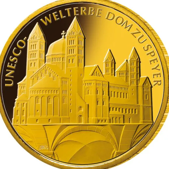 100 Euro - Dom zu Speyer Goldmünze 2019 + Box + Zertifikat
