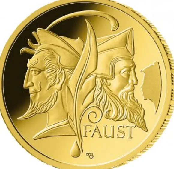 100 Euro - Faust - Goldmünze 2023 + Box + Zertifikat