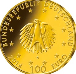 100 Euro - Kloster Lorsch - Gold 2014 +Box +COA