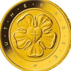 50 Euro - Lutherrose - 1/4 Oz Goldmünze 2017 + Box + Zertifikat