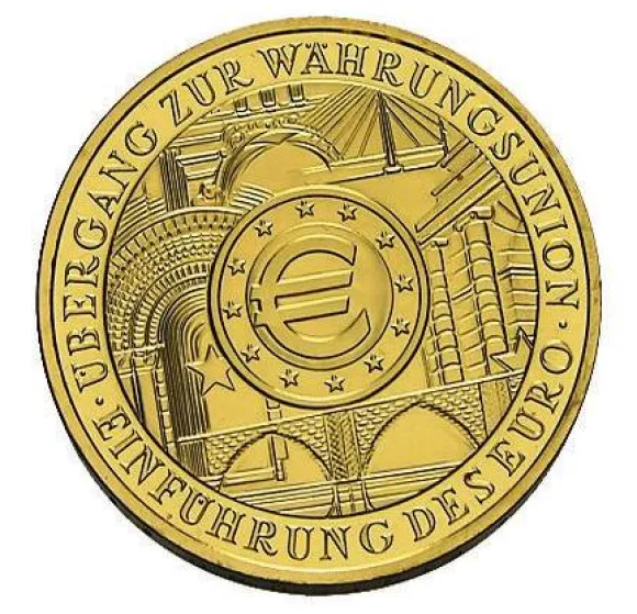 200 Euro Währungsunion 1 Unze Gold 2002