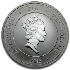 Fiji Taku Schildkröte 5 Oz Silber 2012*