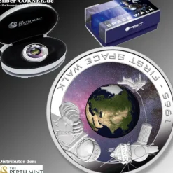 First Space Walk 1 Oz Sliber Proof 2009*