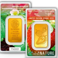 Following Nature 1- Frühling - 1 Oz Gold 2018