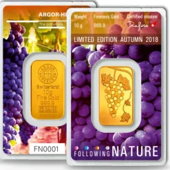 Following Nature - Herbst / Autum - 10 Gramm Goldbarren 2018