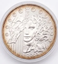 Frankreich 1 KG Silber Geburtstag Europa ohne Box ohne Zertifikat - B-Ware*