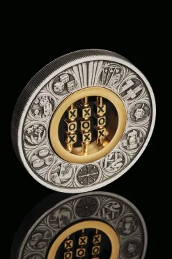 Games through the Ages - 2 Oz Silber Antik 2022 +Box +COA*