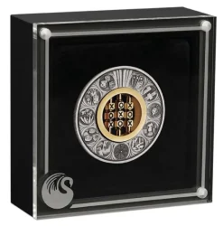 Games through the Ages - 2 Oz Silber Antik 2022 +Box +COA*