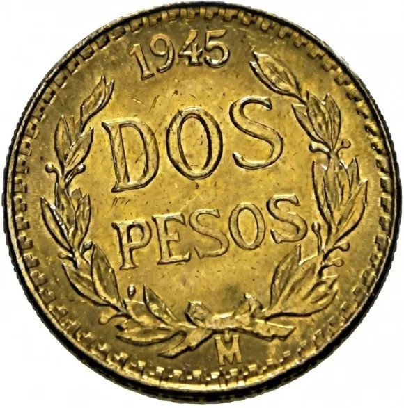 Gold 2 Mexico Pesos Hidalgo