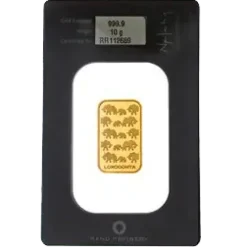 10 Gramm Elefanten Goldbarren Rand Refinery