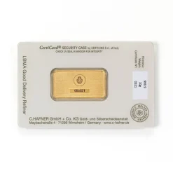 10 Gramm Goldbarren C. Hafner geprägt