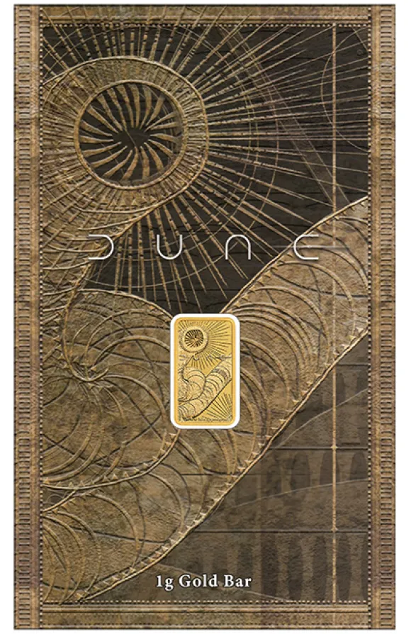1 Gramm Goldbarren Dune - Perth Mint