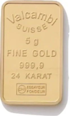 5 Gramm Goldbarren verschiedene Hersteller