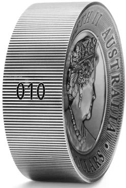 Great Barrier Reef 2 KG Silber Antik Finish 2021 +Box +COA*