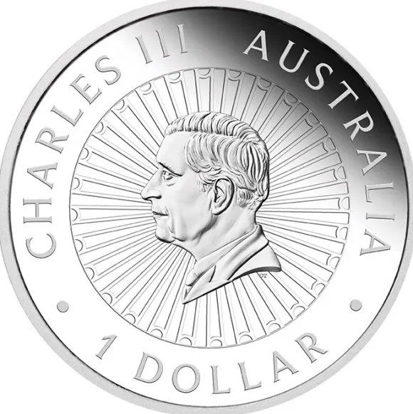 Great Southern Land - Chrysoprase - 1 Unze Silber 2024*