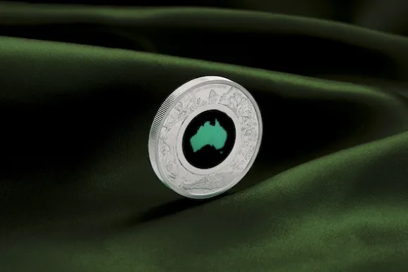 Great Southern Land - Chrysoprase - 1 Unze Silber 2024*