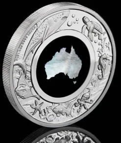 Great Southern Land - Mother of Pearl - 1 Oz Silber Proof 2021 +Box +COA*