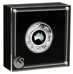 Great Southern Land - Mother of Pearl - 1 Oz Silber Proof 2021 +Box +COA*