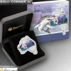 Great White Shark 1 Oz Silber Map Shaped Coin*