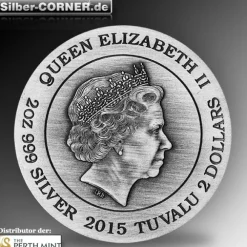 Göttinnen des Olymp - Hera- 2 Oz Silber High Relief 2015*