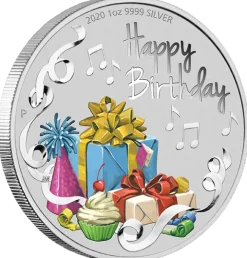 Happy Birthday 1 Oz Silber 2020 + Präsentationsbox *