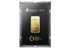 Heimerle + Meule 10 Gramm Goldbarren geprägt