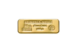 Heimerle + Meule 20 Gramm Goldbarren Sargform