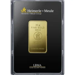 Heimerle + Meule 25 Gramm Goldbarren