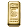 Heimerle + Meule 1.000 Gramm Goldbarren gegossen