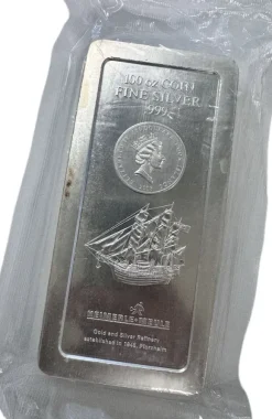 Heimerle + Meule 100 Oz Silber Münzbarren 100 CID *