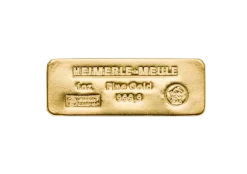 Heimerle + Meule 1 Unze Goldbarren Sargform