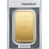 Heraeus 100 Gramm Goldbarren geprägt