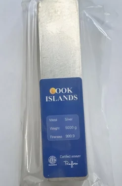 Heraeus 5 KG Silberbarren Cook Island*