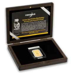 Heraeus 1 Unze Goldbarren Mondlandung