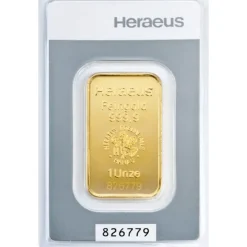 Heraeus 1 Unze Kinebar Goldbarren