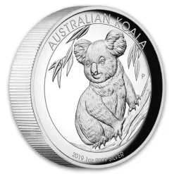 High Relief Koala 1 Oz Silber 2019 +Box +COA*