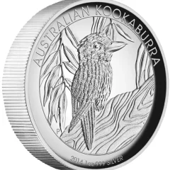 High Relief Kookaburra 1 Oz Silber 2014 + Box +CoA*