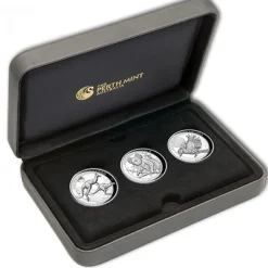 High Relief 2018 - Three Coin Set 2018 +Box +COA *