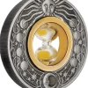 Hourglass - Sanduhr - 2 Unzen Silber Antik +Box +COA *