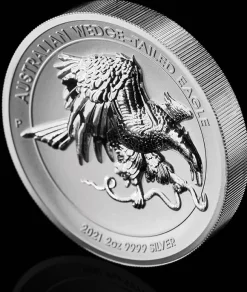 II Wahl Wedge Tailed Eagle 2 Oz Silber Ultra High Relief Reverse Proof 2021 +Box +COA*