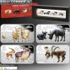 Jahr der Ziege Rectangle Set 4 x 1 Oz Silber + Box + COA*