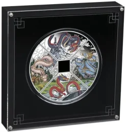 Jahr des Drachen Quadrant 4 Coin Set 2024