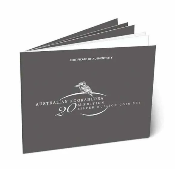 20 Jahre Kookaburra 1 Oz Silber Set 2009 + Box + Zertifikat*