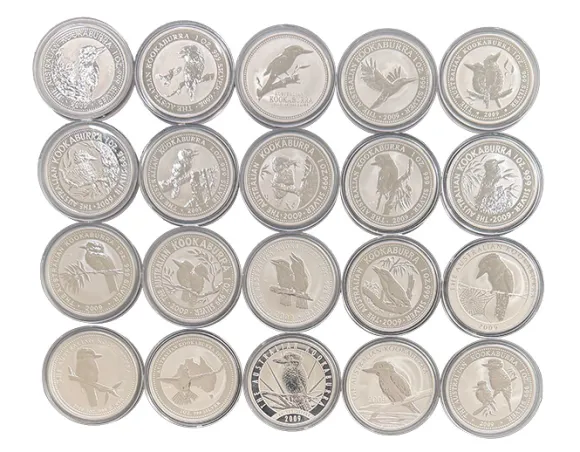 20 Jahre Kookaburra 1 Oz Silber Set 2009 + Box + Zertifikat*