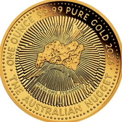 40 Jahre Nugget 1 Unze Gold Proof 2026 + Box + COA
