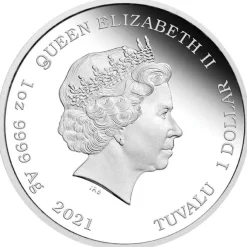 James Bond 007 - Diamonds Are Forever - 50th Anniv. 1 Oz Silber Proof 2021 +Box +COA*