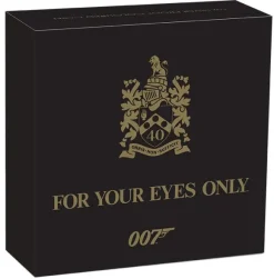 James Bond 007 - For Your Eyes Only - 1 Oz AG 2022 +Box +COA*