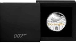 James Bond - 25 Jahre Golden Eye - 1 Unze Silber Proof + Box +COA