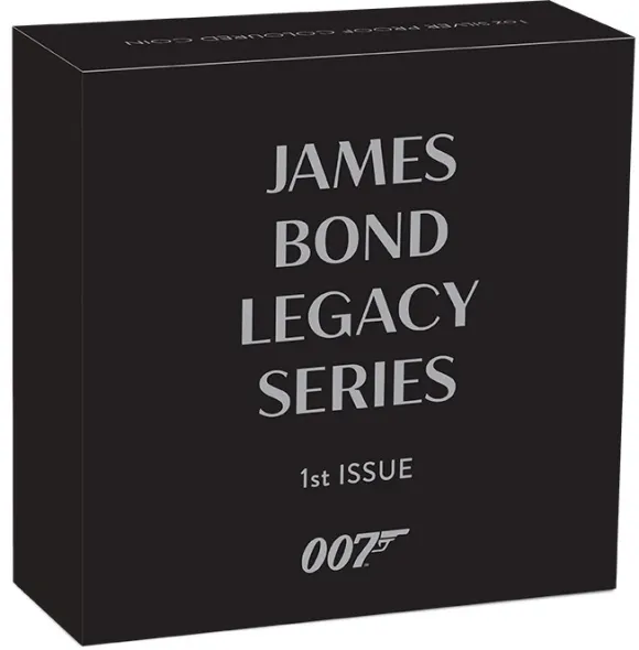James Bond Legacy Serie 1 Unze Silber 2021 Sean Connery + Box +COA*